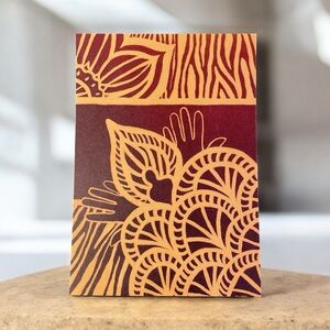 Painting by Khephra Floral Zebra Wall Art Print Unframed